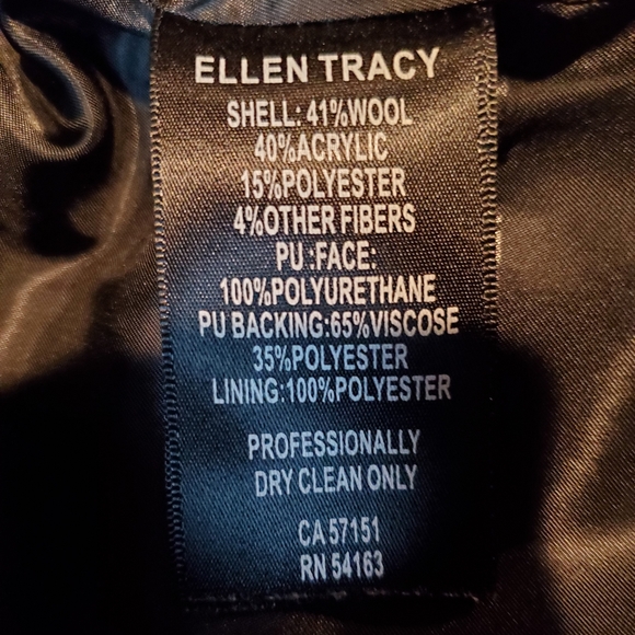 Ellen Tracy Black and White Coat - Picture 4 of 4